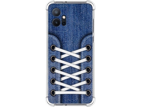 Carcasa para Vivo Y55 5G TUMUNDOSMARTPHONE Dibujos Antigolpes Zapatillas 01 Multicolor