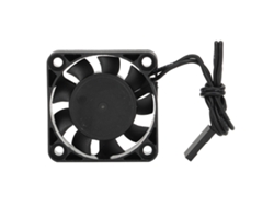 Ventilador De Enfriamiento Rc Ligero De Hierro Y Plástico 40x40mm Para Coche De Control Remoto 1/10 Traxxas 7.4v Negro