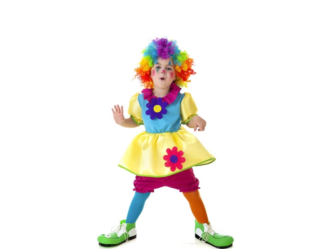 Disfraz de Payasa de Circo para niña