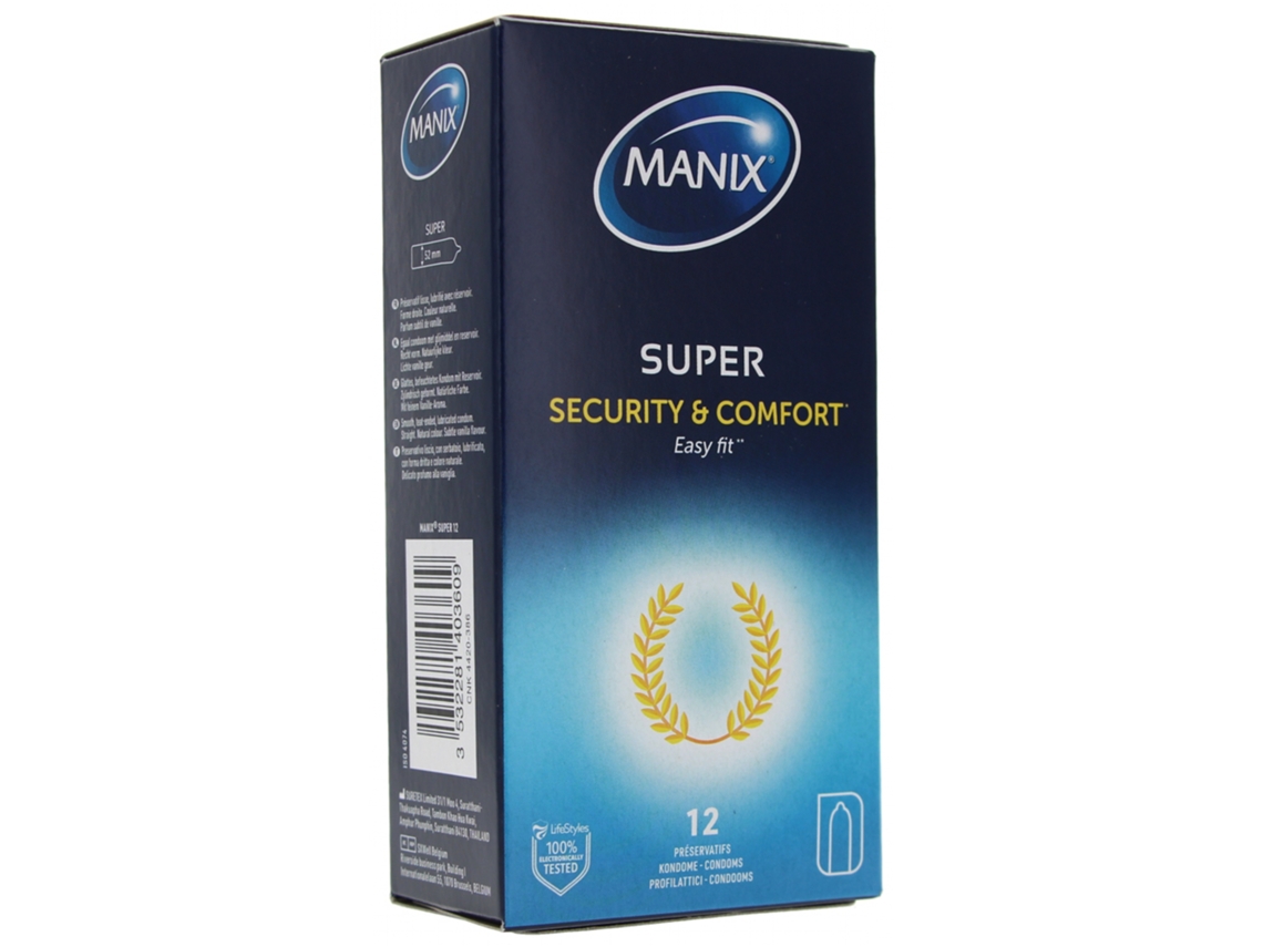 Preservativos Super 12 MANIX