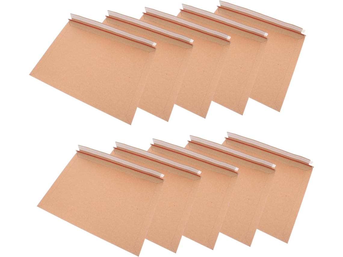30 Sobres De Cartón Autoadhesivos De Papel Kraft Grueso Con Superficie Lisa Para Envíos Postales.