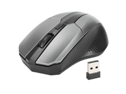 Ratón Inalámbrico Ergonómico Mini Óptico De 2,4 Ghz Para Portátiles, Tabletas Y Pc, Color Gris, 800-1600 Dpi.