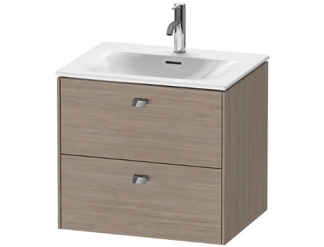 Mueble DURAVIT Brioso bajo lavabo montado en la pared 62,0 x 47,9 cm 2 cajones incl. recorte de sifón y delantal para lavabo Viu 234463