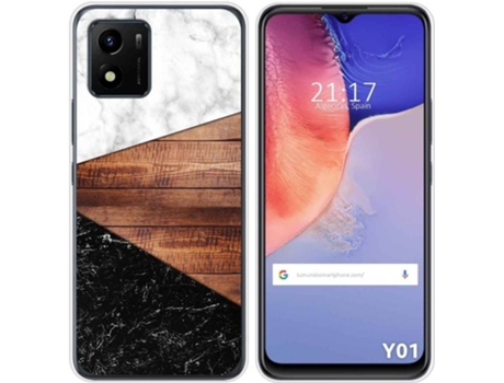Carcasa Vivo Y01 TUMUNDOSMARTPHONE Dibujos Mármol 11 Multicolor