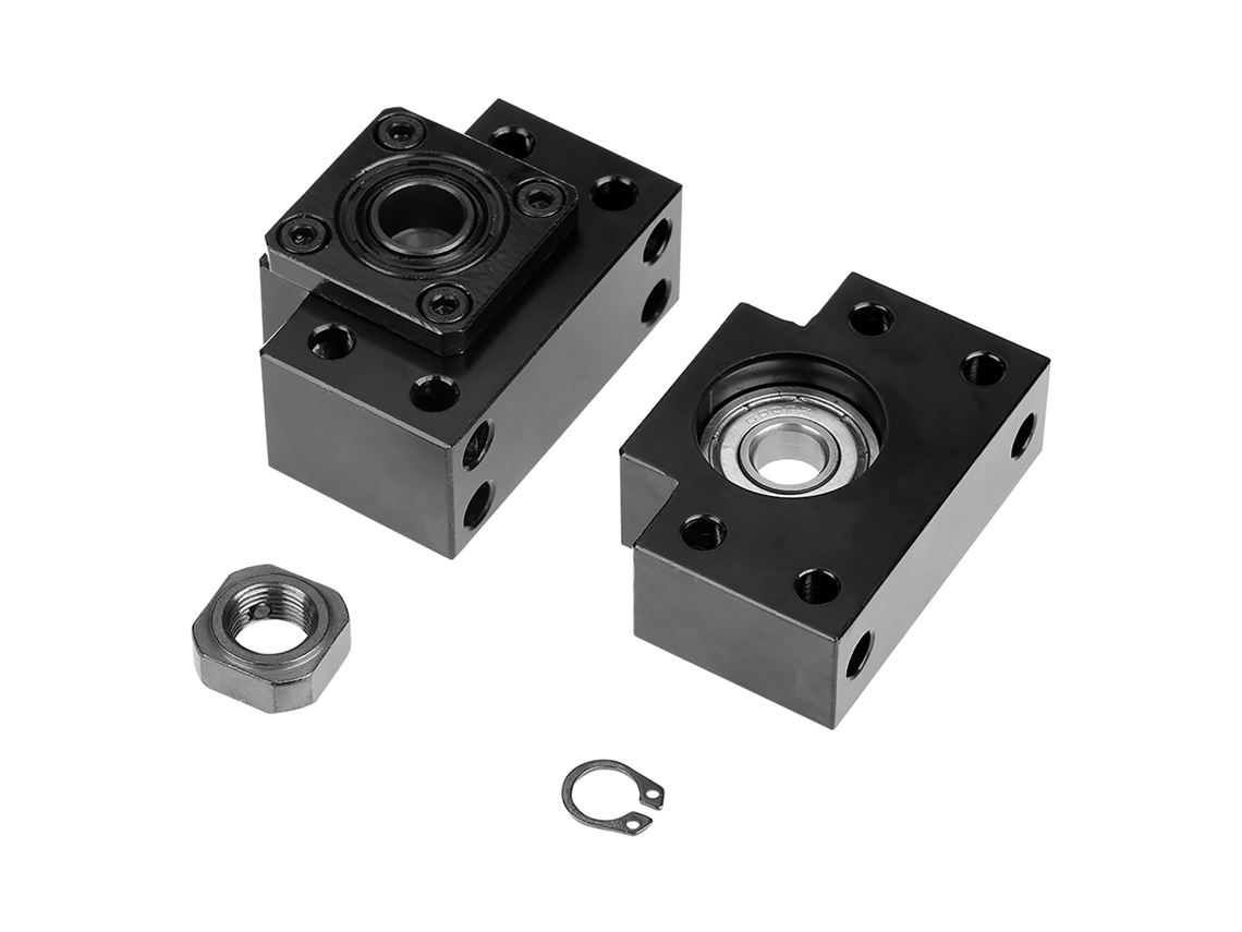 2026velora-1 Conjunto De Soportes Fijos Flotantes Para Cojinetes De Tornillo Sin Fin De 12mm