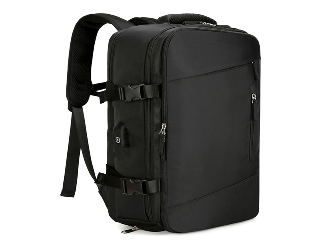Mochila De Viaje Para Exteriores De Gran Capacidad Con Puerto Usb Y Compartimento Para Zapatos, Mochila Para Portátil.