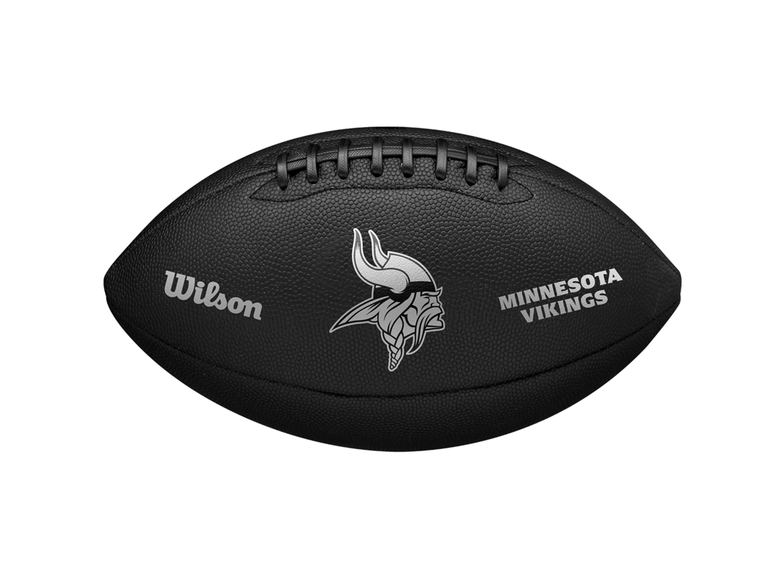 Wilson Nfl Team Metallic Premiere Minnesota Vikings Ball Wf4015821xb, Unisexo, Balones De Futbol Americano (negro - 9 Eu)