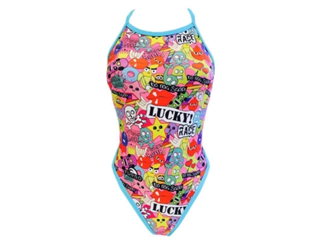 Traje de baño para Mujer TURBO Lucky Race Multicolor para Natacion (L)