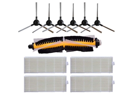 Escova principal escovas laterais filtros hepa para proscenic vslam-811gb