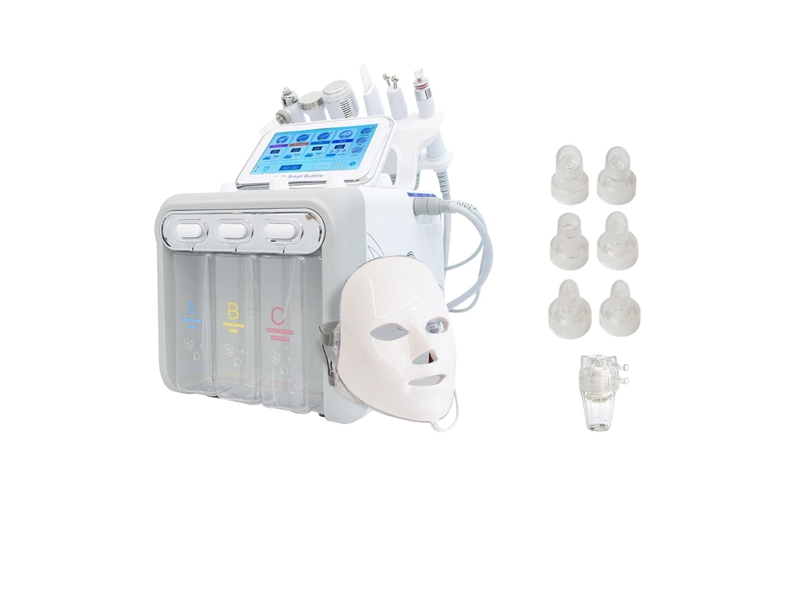 Máquina facial de oxígeno e hidrógeno para limpieza profunda y rejuvenecimiento de la piel G1 con enchufe europeo OEM