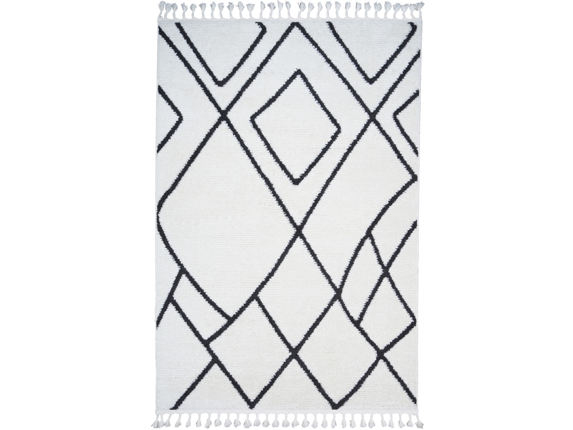 Consilio Concept Alfombra Estilo Bereber Moderno Berber 80x150 Cm Marfil