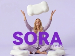 Almohada Cervical Sora Cloud Ergonómica Contorneada Para El Dolor De Cuello Con Funda Lavable E Hipoalergénica
