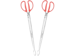Pinzas De Acero Inoxidable De 2 Piezas, Herramienta Práctica Para Barbacoa Y