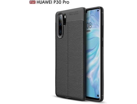 Carcasa Huawei P30 Pro Rugged Leather (Negro)