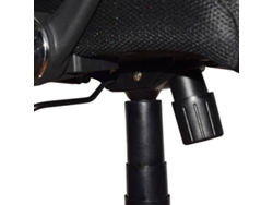 Silla de Escritorio Operativa MITSAI Roma Negro (Brazos Fijos - Malla)