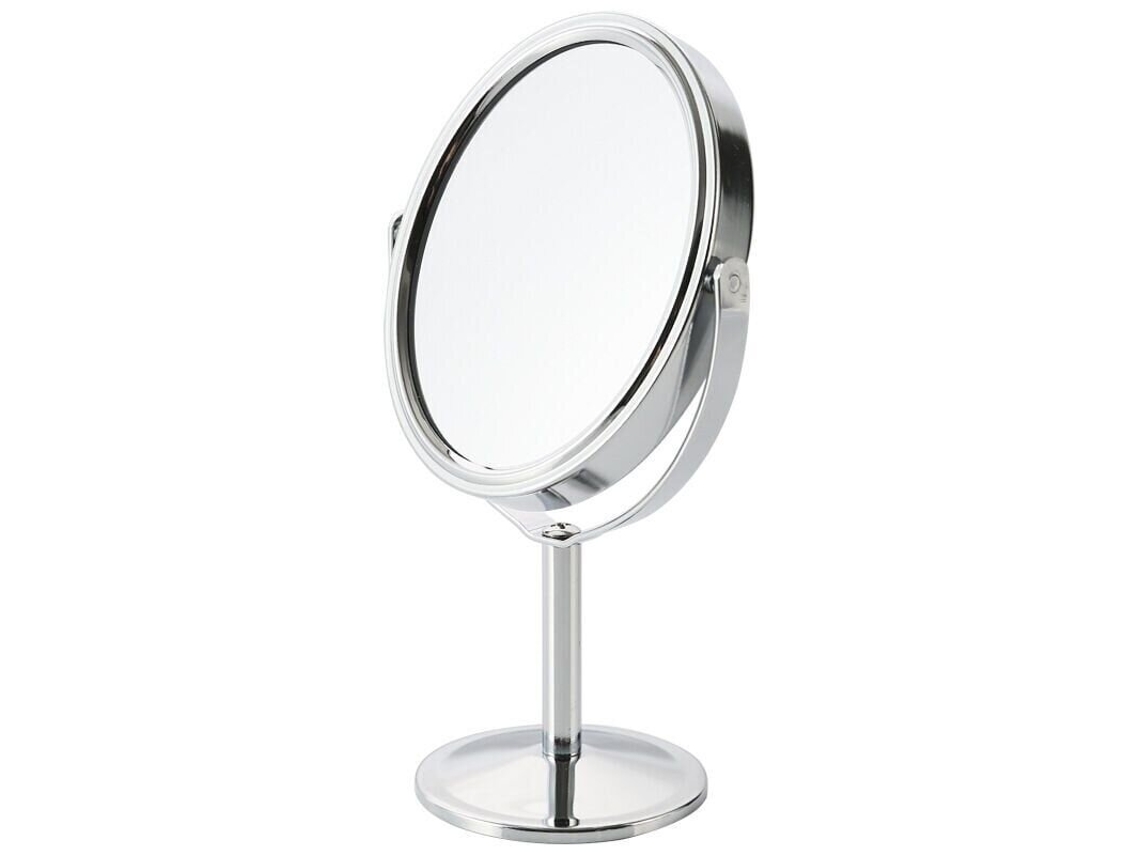 Espejo De Mesa Cosmético Con Aumento, Bidireccional, Giro 360° – Para Maquillaje, Afeitado, Uso En Salón