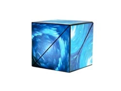 Caixa Magnética Transformadora de Formas Bjww, Brinquedo Sensorial Educativo Anti-Stress para Crianças, Adolescentes e Adultos, Azul Celeste