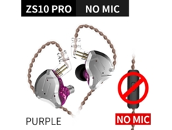 Auriculares metálicos de alta fidelidad SZSMART KZ Zs10 Pro 4Ba + 1Dd
