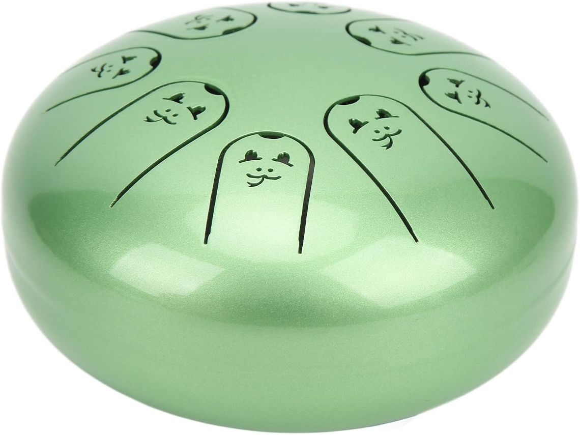 Tambor Tue, Acero Ti Aleación Green Chakra Tank 5.5in Rendimiento