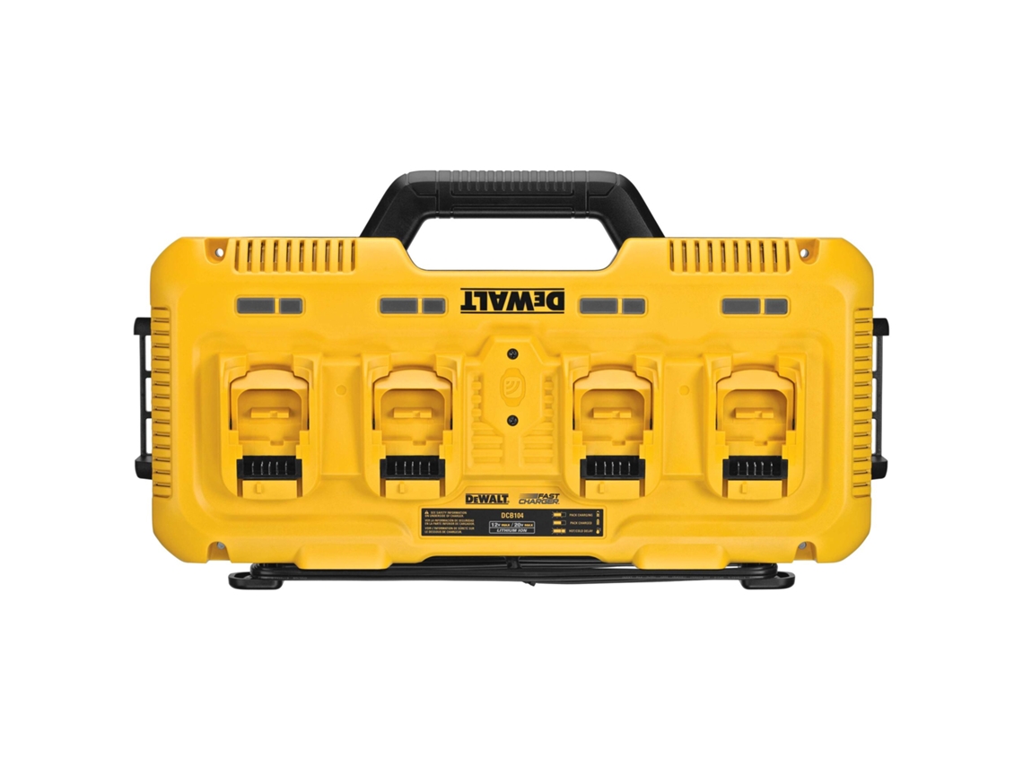 DEWALT Dcb104-Qw Cargador Rápido 4 Puertos Xr