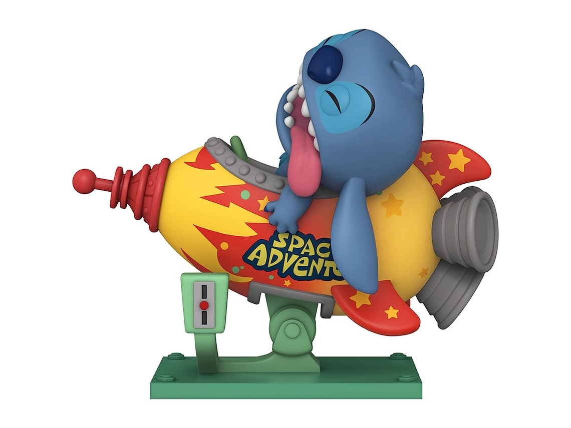 Figura de Disney Lilo y Stitch de Disney Super Deluxe de Pop Rides: Stitch en cohete B.active