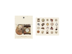 40 pegatinas románticas vintage de la serie Quicksand con diseños delicados de mascotas, calcomanías nostálgicas para diario, cuaderno, reloj.