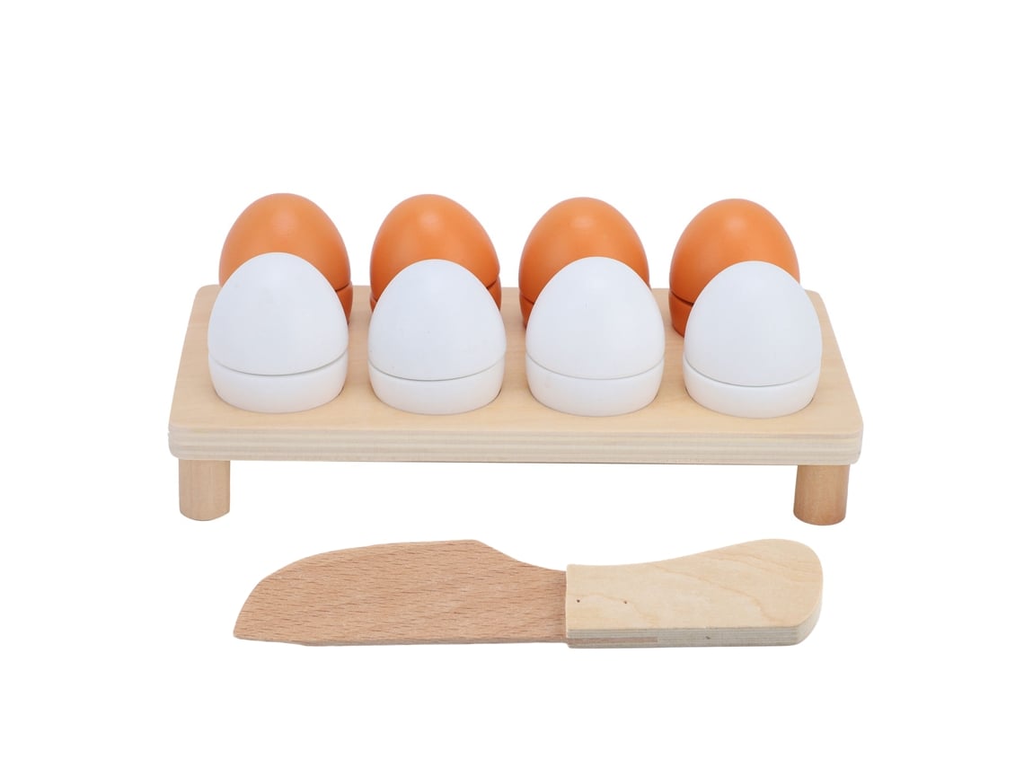 Bj-Toys De Cozinha Simulada Com Ímã Para Crianças: Ovos Cortáveis E Brinquedo Foods