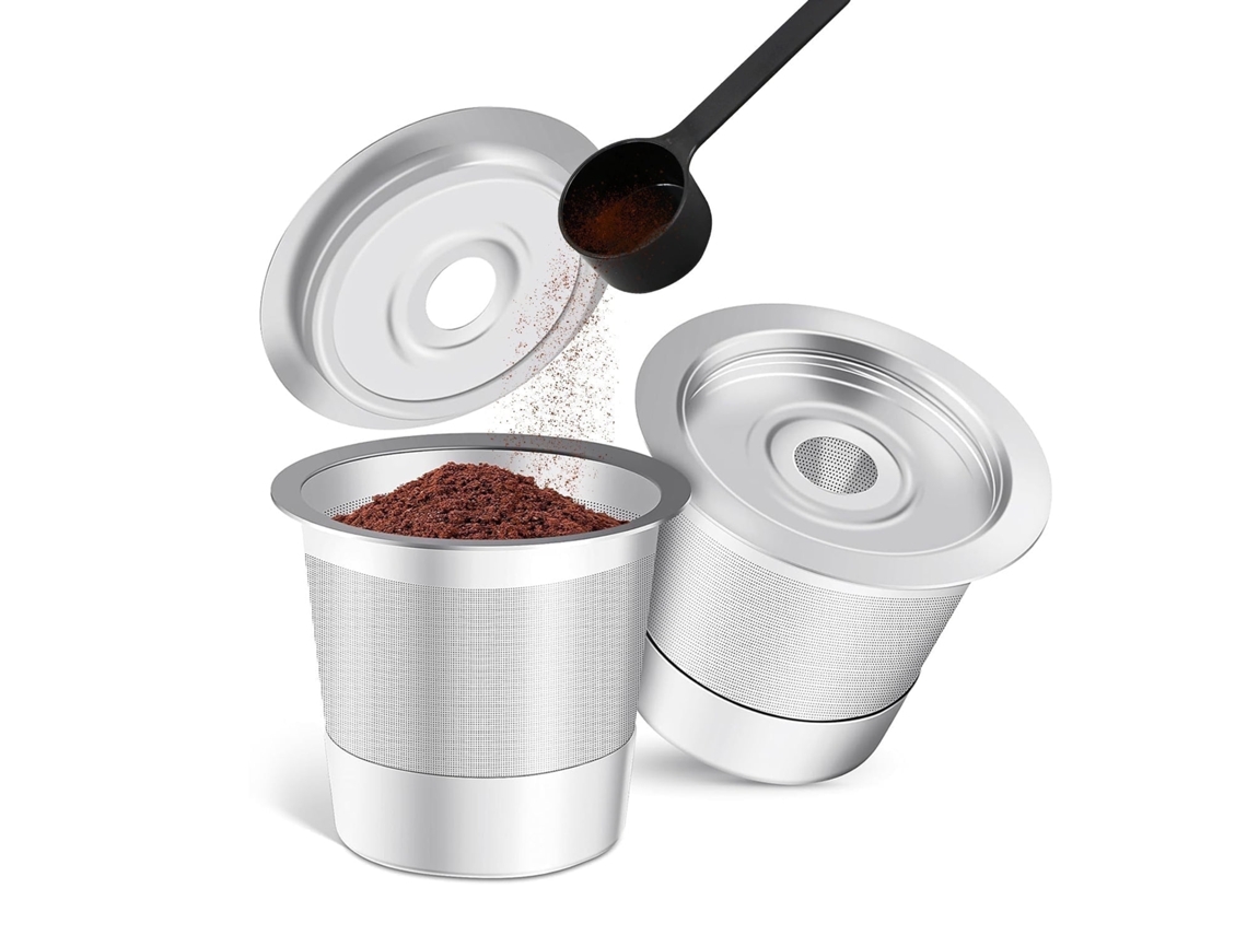 Filtro De Café Recargable De Acero Inoxidable K-cup Compatible Con Cafeteras Keurig 1.0 Siurn