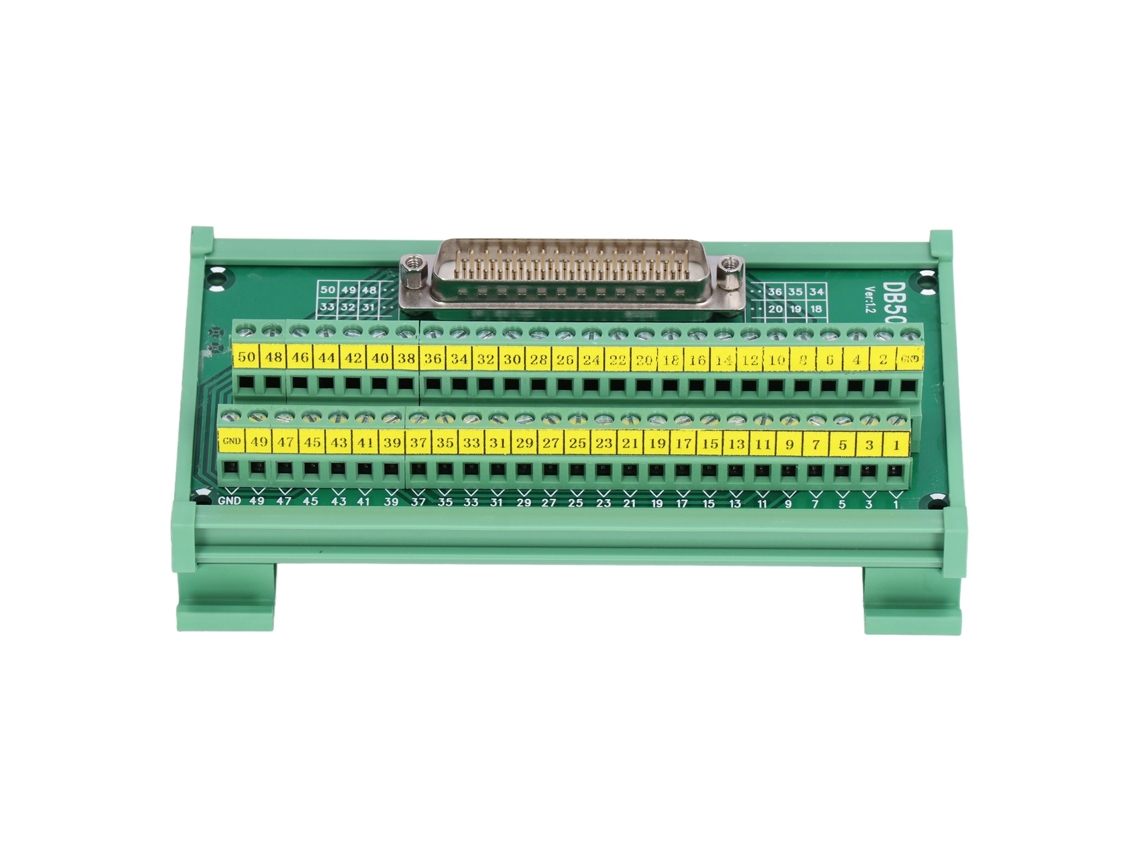 2026-módulo De Bloque Terminal Pcb Con Terminales Hembras De Cobre, Resistente A Oxidación, Dc 60v, Etiqueta Impresa