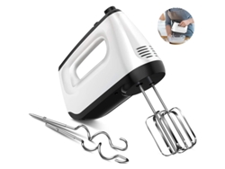 NEVEANCE Batidora de Mano 400W 6 Velocidades con 2 Varillas y 2 Ganchos para Masa Función Turbo Botón de Expulsión Batidora Portátil para Repostería Salsas Nat