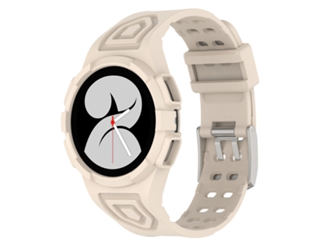 Correa TPU + PU para Samsung Galaxy Watch4 44mm - blanco marfil