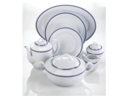 Te 27 piezas aloia elegance azul juego