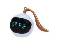 Juguete interactivo LED para gatos, juguete giratorio automático para mascotas, juguete que se moldea solo.