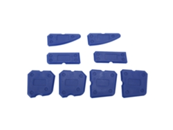 Kit De 8 Raspadores De Silicona Para Selladores, Morteros Y Acabados Profesionales.