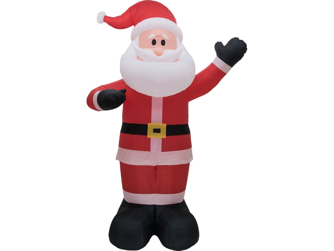 Pápa Noel EUROPALMS Inflable (Rojo - 300 cm)
