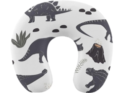Almohada Viaje Diseño Dinosaurio Espuma Viscoelástica Viscoelástica Fácil Relajación Cómodos