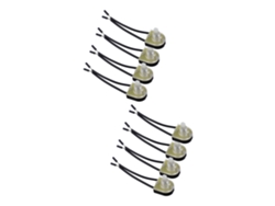 Juego De 2 Botones De Luz Para Lámpara De Pared, Fácil Instalación, 4 Piezas X 2