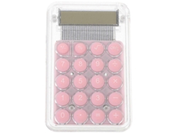 Calculadora solar ultrafina de 1 pieza, mini calculadora de bolsillo portátil para la escuela, el hogar y la oficina Everley891 (plateada)