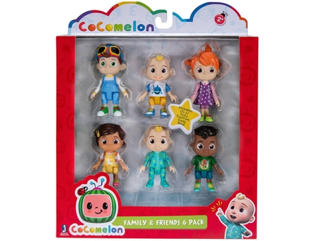 Figura de Jugar BANDAI Pack Familia Y Amigos Cocomelon (Edad Minima: 3)