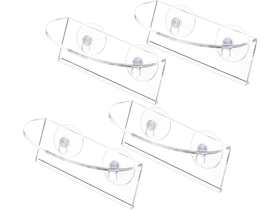 Juego De 4 Soportes De Exhibición De Acrílico Fáciles De Instalar Y De Montaje Rápido.