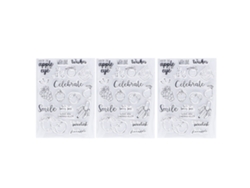 3pcs Sellos Transparentes Tpr Reutilizables Seguros Para Manualidades Decorativas Suministros De Scrapbooking