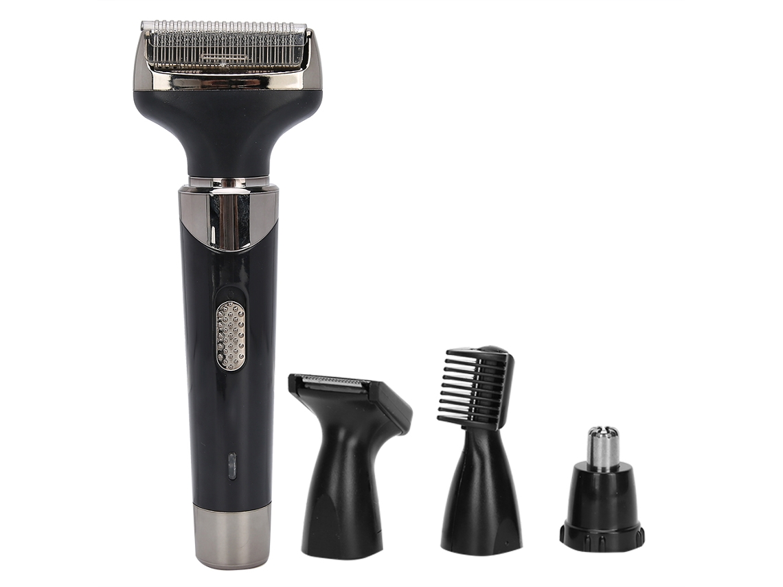 4 En 1 Afeitadora Eléctrica Recortador De Pelo Nasal Barbillas Cejas Kit De Grooming