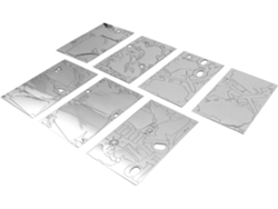 Adhesivo Decorativo De Pared De Acrílico Con Mapa Del Mundo En 3d