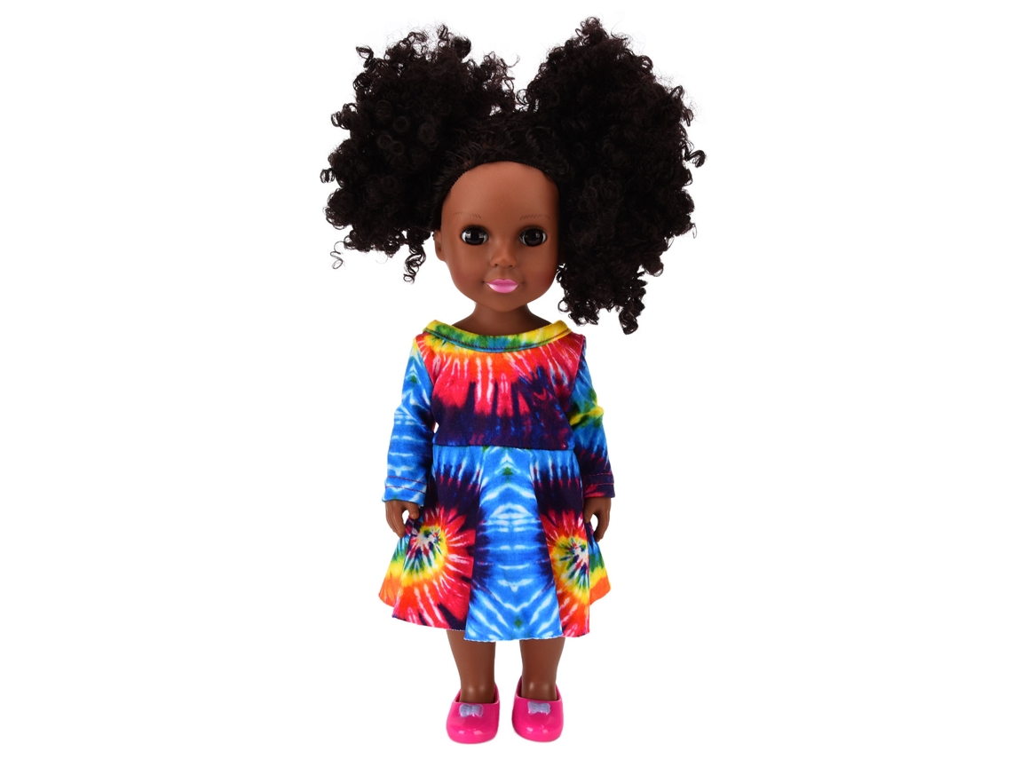 Ats-muñeca Bebé Africana De 14 Pulgadas Suave Vinilo Muñeca Recién Nacida Realista Con Ropa Bonita