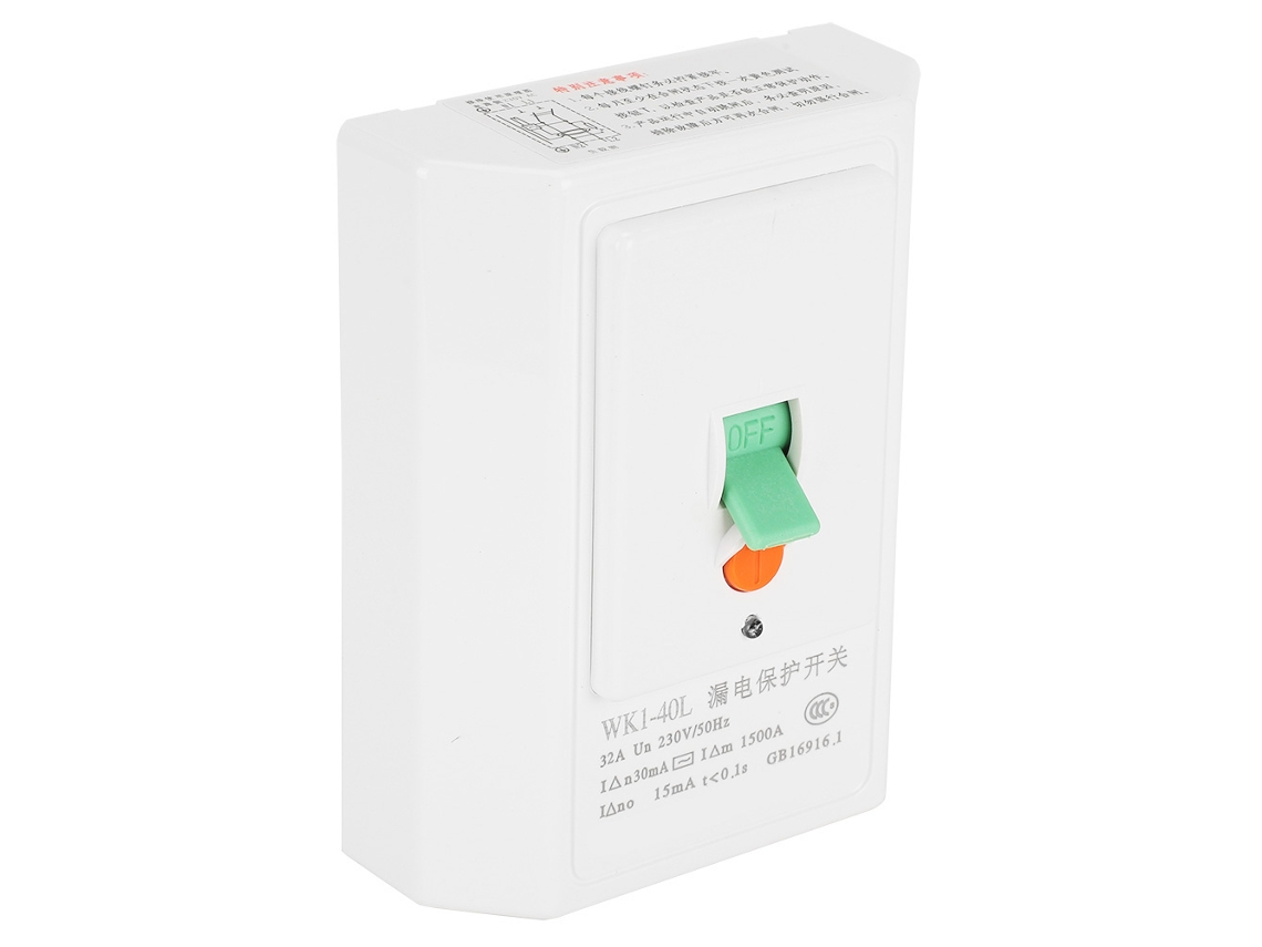 2026dz-interruptor Protector De Fuga 32a 230vac Para Instalación Visible/oculta Electrodomésticos Hogar