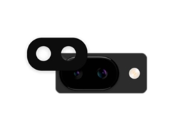 Protector Cámara Metalizado Negro Para Google Pixel 9a