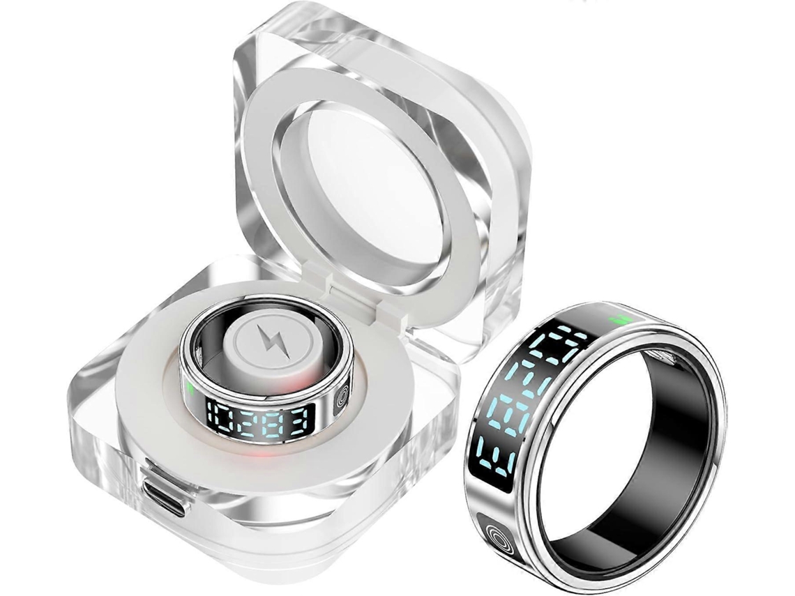 Anillo inteligente con pantalla y monitor de frecuencia cardíaca, modelo 2025, tienda Jinyubo