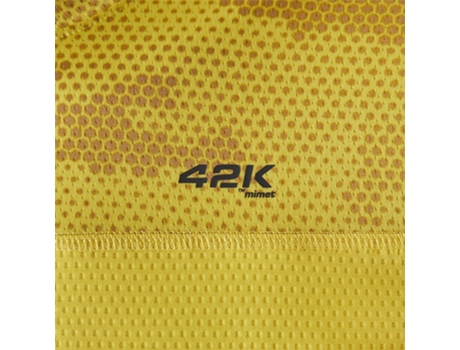 Camiseta de Hombre para Running 42K RUNNING Mimet Amarelo Amarillo (L)