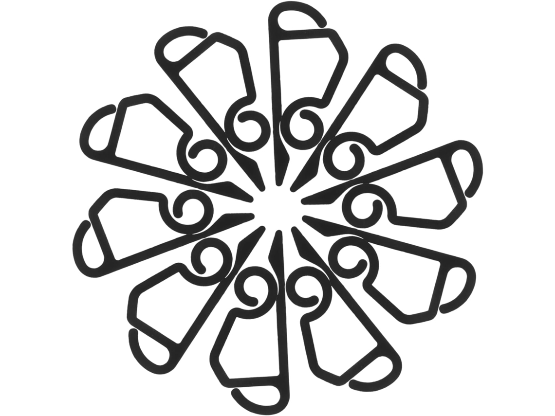 Juego De 120 Ganchos/clips De Plástico Para Colgar Guirnaldas