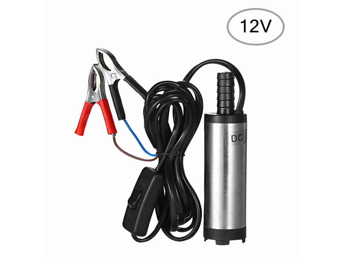 Bomba Sumergible De 38 Mm, 12 V/24 V Cc, Para Transferencia De Diésel, Aceite Y Agua - Acero Inoxidable